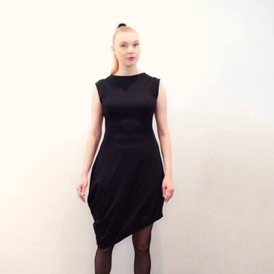   0 Beehive I Dress Petit Wrap Black