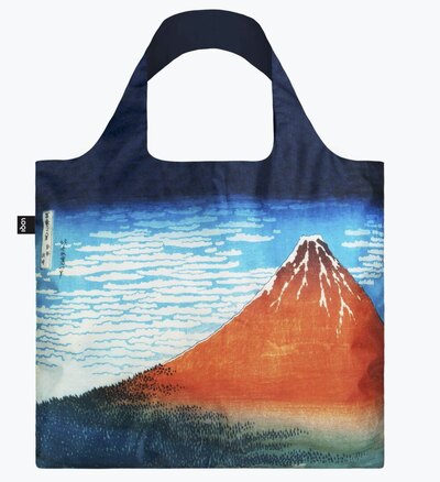  0 Hokusai Red Fuji Bag (Mountains in Clear Water)