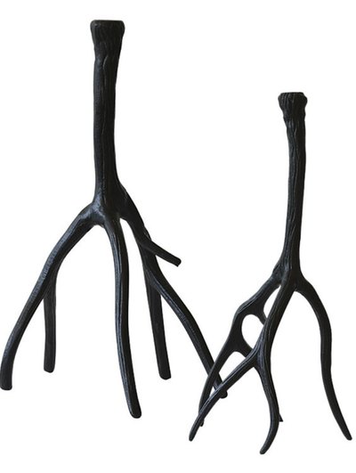  0 Kynttilänjalkasetti / Candle Holder Antler Set 2 kpl/2 pcs (Small & Large)