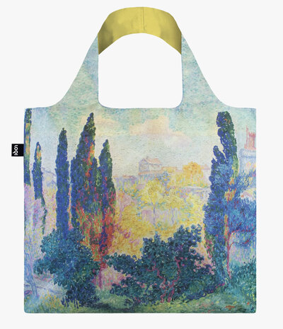 0  Henri Edmond Cross The Cypresses at Cagnes Recycled Bag