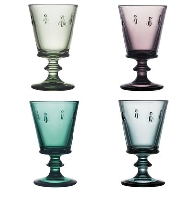 0  LA ROCHÈRE Viinilasi Abeille 4 kpl, värisekoitus