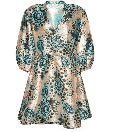0 AYA DRESS TEAL MIX