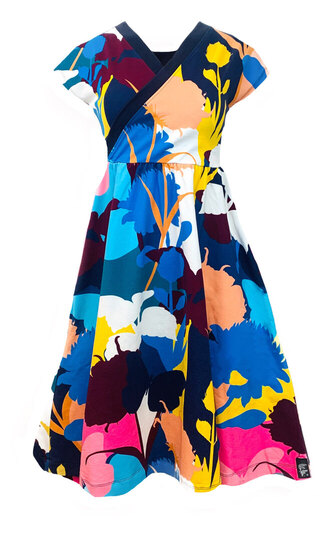 0 Adorable Seireeni Wrap Dress Colour Tango