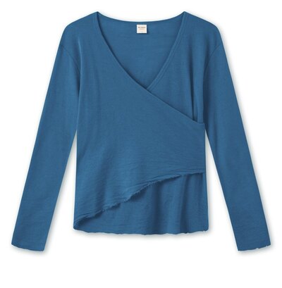 0 Asymmetrical Knit denim blue