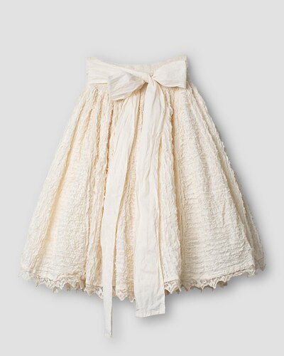 0 Axelina Skirt Cotton Voile Cream