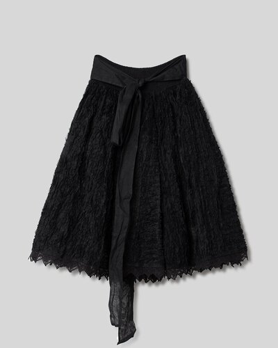 0 Axelina skirt Cotton voile black