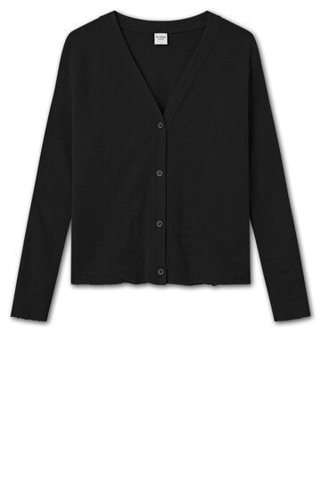0 Basic v-neck cardigan merino black