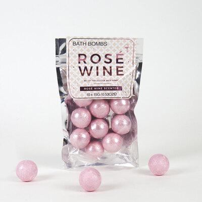 0 Bath Bombs Rosé Wine