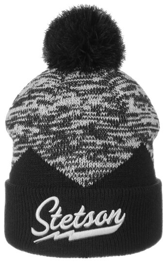 0 Beanie Pompom stetson black