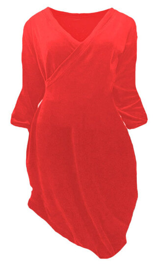0 Beehive II Petit Wrap Velour Red