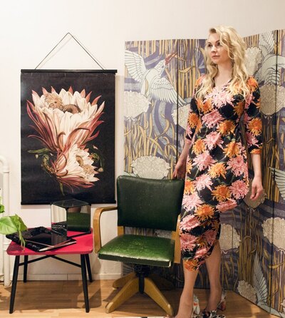 0 Beehive II Wrap Dress Blomma