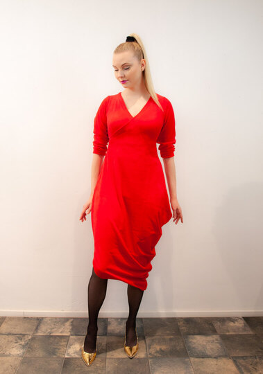 0 Beehive II Wrap Velour Red