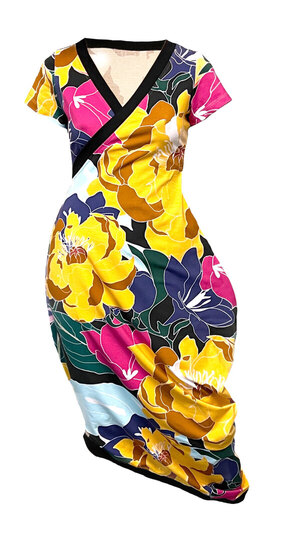 0 Beehive Tee Dress Wrap Flowerstorm