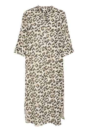 0 Bellis Caftan pellavamekko Leopard 