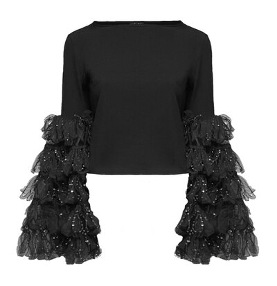 0 Black Bird Top