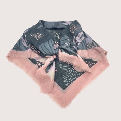 0 Black Flower huivi kasmirvilla-villa