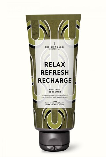 0 Body wash tube for men RELAX REFRESH RECHARGE