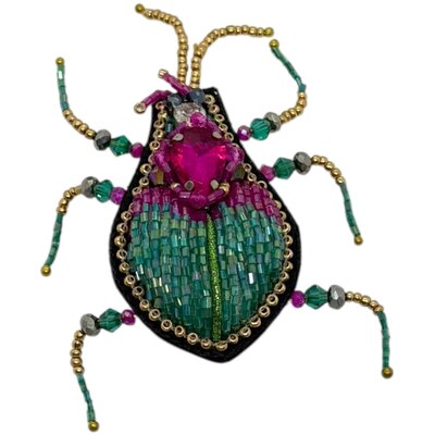 0 Brooch rintaneula Lilac bug