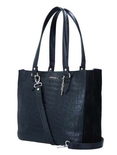 0 Classy Croc lap top Bag black 