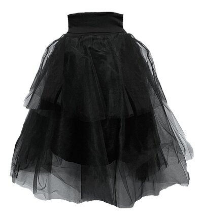 0 Cloud Tyllihame-Tulle skirt Black