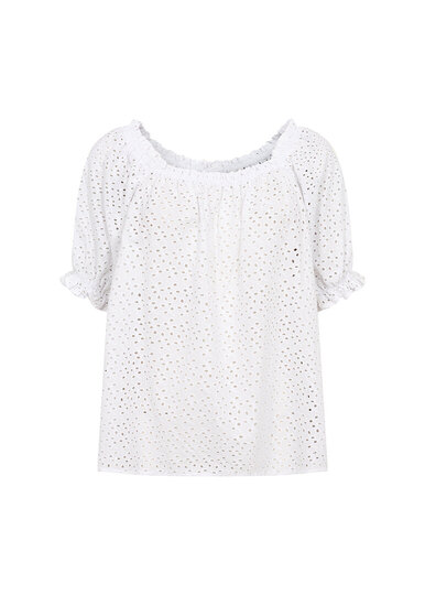 0 Debbi Blouse White