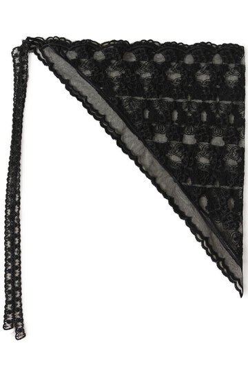 0 Dove Lace Scarf Black