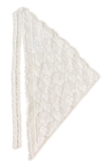 0 Dove Lace scarf white
