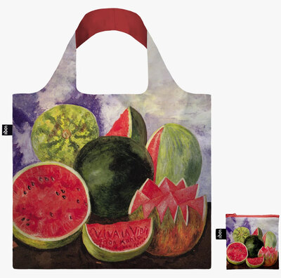 0 FRIDA KAHLO Viva la Vida, Watermelons Recycled Bag