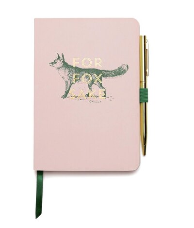 0 For fox sake-muistikirja kynällä
