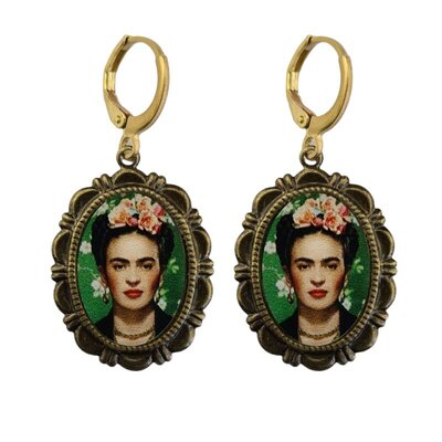 0 Frida bronze korvakorut