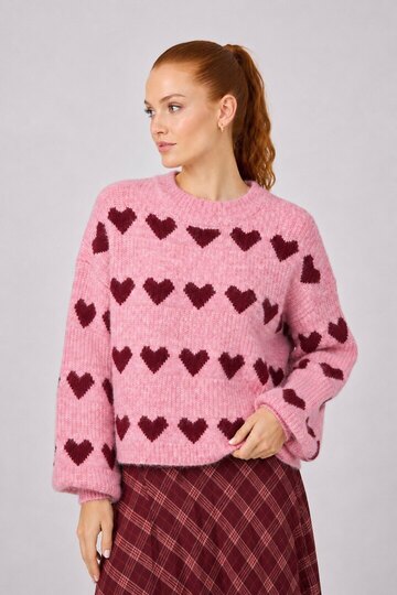 0 HEART Knit pullover