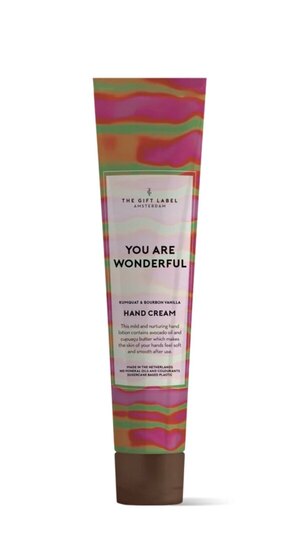 0 Hand cream tube You are wonderful 40 ml vegan