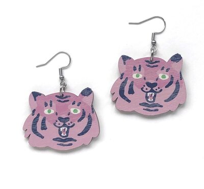 0 Happy Chubby tiger earrings