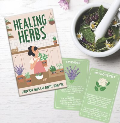 0 Healing herbs cardi/hoitavat yrtit korttipakka