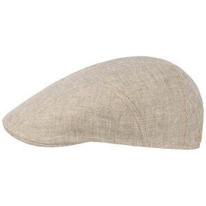 0 IVY cap Linen light beige herringbone