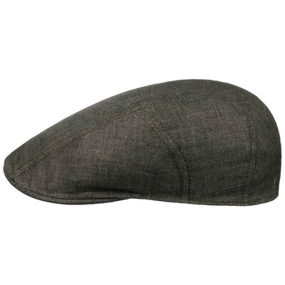 0 IVY cap linen olive herringbone 
