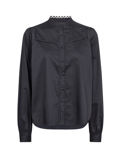 0 Isla Solid Shirt Black 