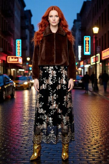 0 Ivette Faux Fur Jacket