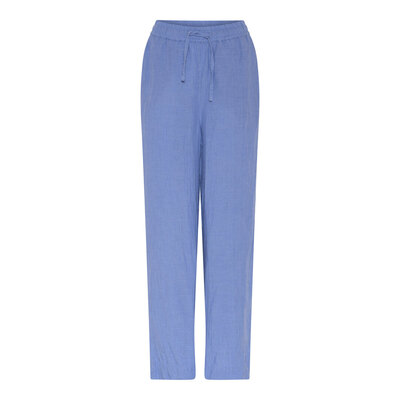 0 Janella linen pants - pellavahousut Soft Blue 