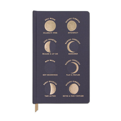 0 Journal Notebook - muistikirja Moon Phases