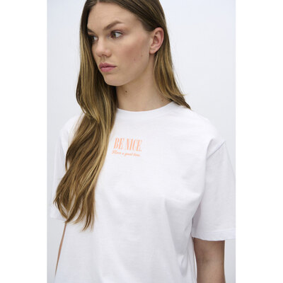 0 Kiana tee cadmium orange print