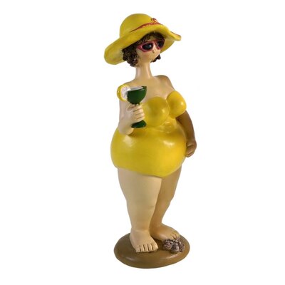 0 Lady In Swimsuit-Leidi uimapuvussa keltainen 