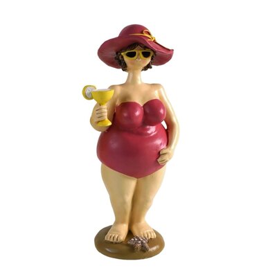 0 Lady In swimsuit-Leidi uimapuvussa  punainen