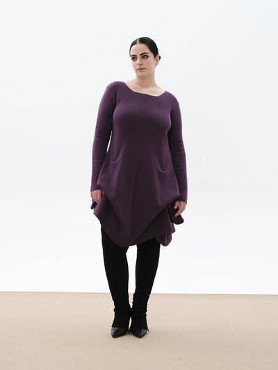0 Less is more snowhite dress kinetic purple