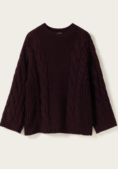 0 Lisbeth Knit plum