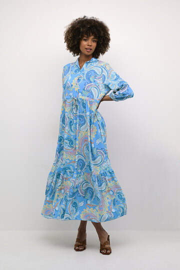 0 Lora Paisley dress blue