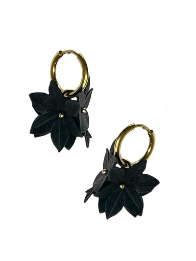 0 Marja-Liisa korvakorut musta