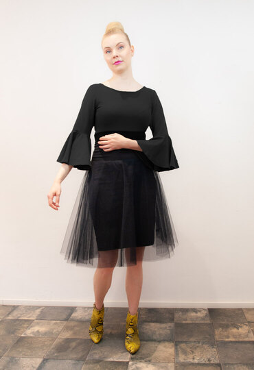 0 Milkyway Tulle Skirt/Tyllihame Black/Musta 