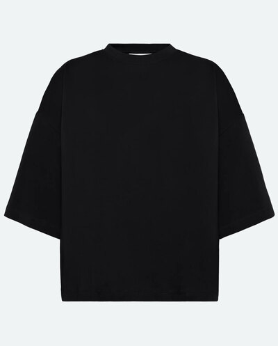 0 Mira Boxy t-shirt organic cotton black