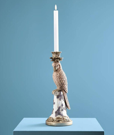 0 Nio Papukaija kynttilänjalka